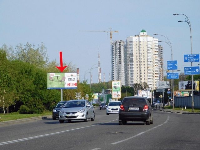 Щит 6x3,  Грінченка вул., 16-й від Протасового Яру, зліва, з центру