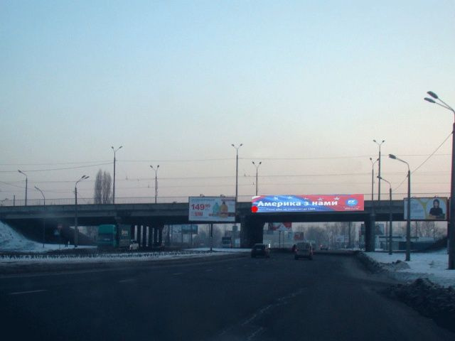 Міст 16x2,  Богатирська вул., Лугова вул.