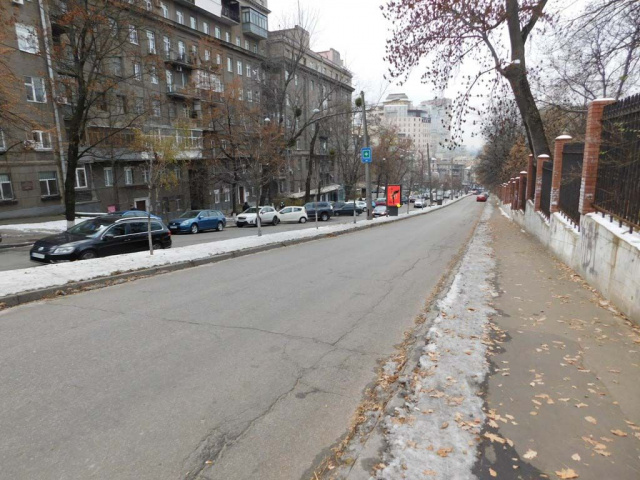 Сітіскролл 1.2x1.8,  Толстого Льва вул. 25/18, на розподільчій смузі