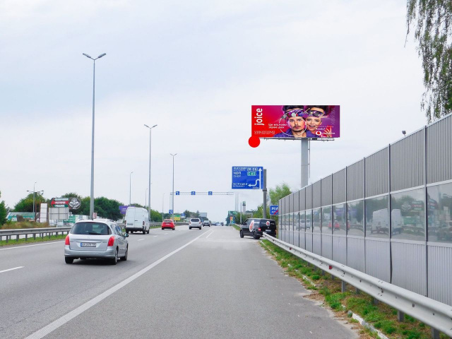 Суперборд 12x4, Виїзд з Києва, в сторону Житомира, біля повороту на Мілу, до котедж.городку Міла Петрушки Суперборд 12x4, Виїзд з Києва, в сторону Житомира, біля повороту на Мілу, до котедж.городку Міла Петрушки