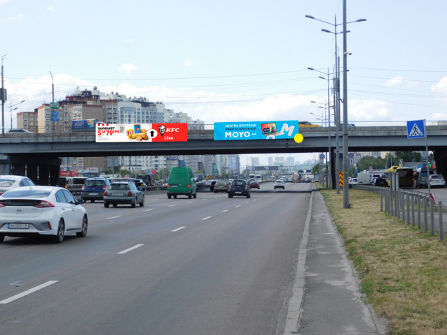 Мост 8x2,  Бажана пр. / Григоренко пр., ст.м. `Позняки`, в центр