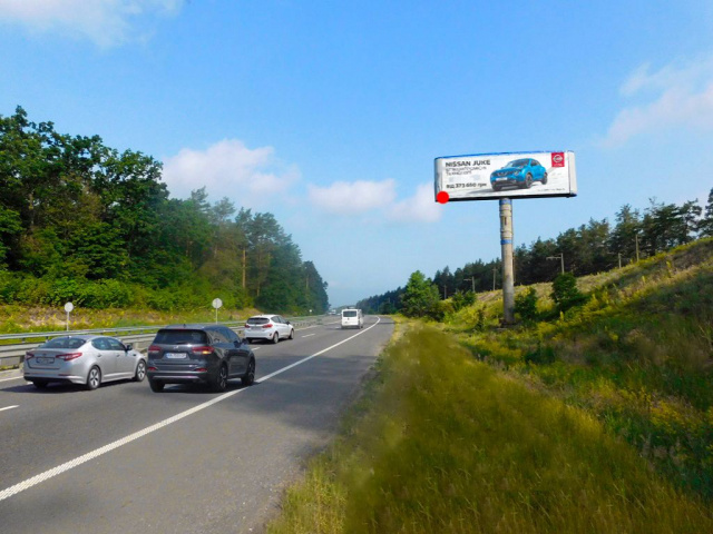 Суперборд 12x4, В'їзд до Києва, з боку Знам'янки, 400м від повороту на Козин, до котедж. містечка Романово Суперборд 12x4, В'їзд до Києва, з боку Знам'янки, 400м від повороту на Козин, до котедж. містечка Романово