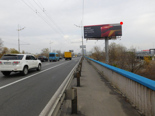 Суперборд 12x4,  Генерала Ватутіна просп. (з`їзд з мосту на лівий берег)