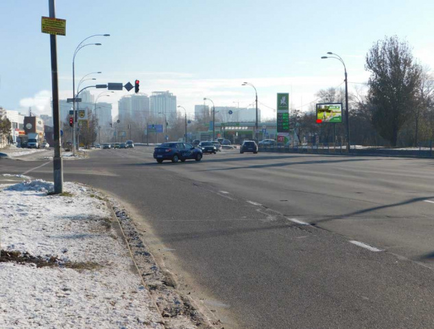 Скролл 3.14x2.3,  Дніпровська набережна/ вул. Здолбунівська