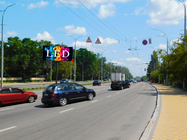 Цифрова панель 6x3,  Заболотного академіка вул. 150, на розподілювачі в напрямку Столичного шосе