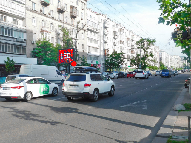 Цифрова панель 3.14x2.3,  Велика Васильківська (Червоноармійська) вул. 120