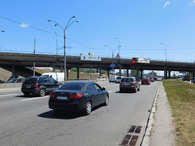 Міст 8x2,  Бандери пр., Богатирська вул., до Північного мосту